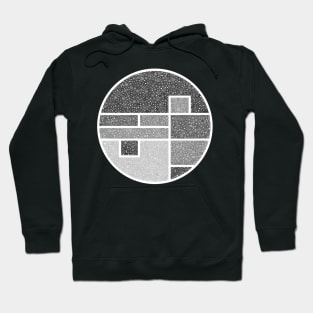 World Of Color Grey Circle Design Hoodie